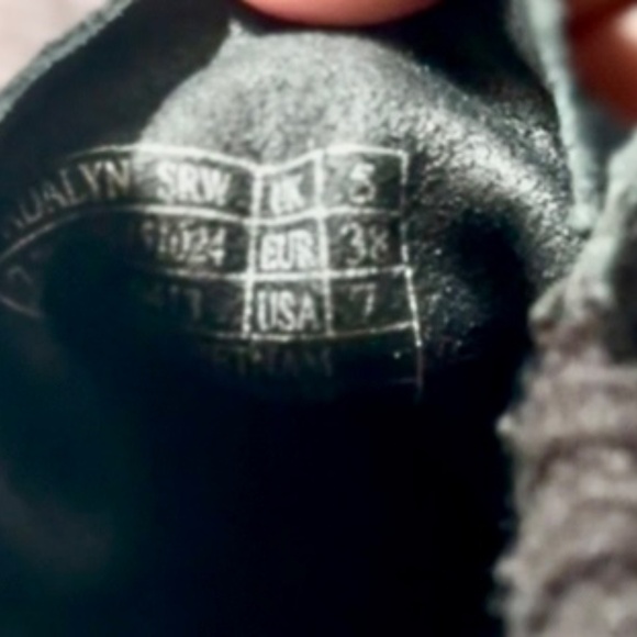 Lacoste black Suede lace up Wedge Boots Size 7 - Picture 5 of 5